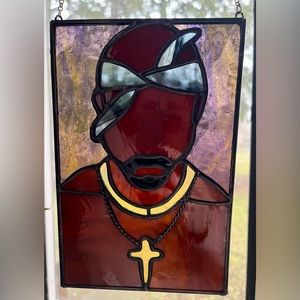 Tupac Stained Glass